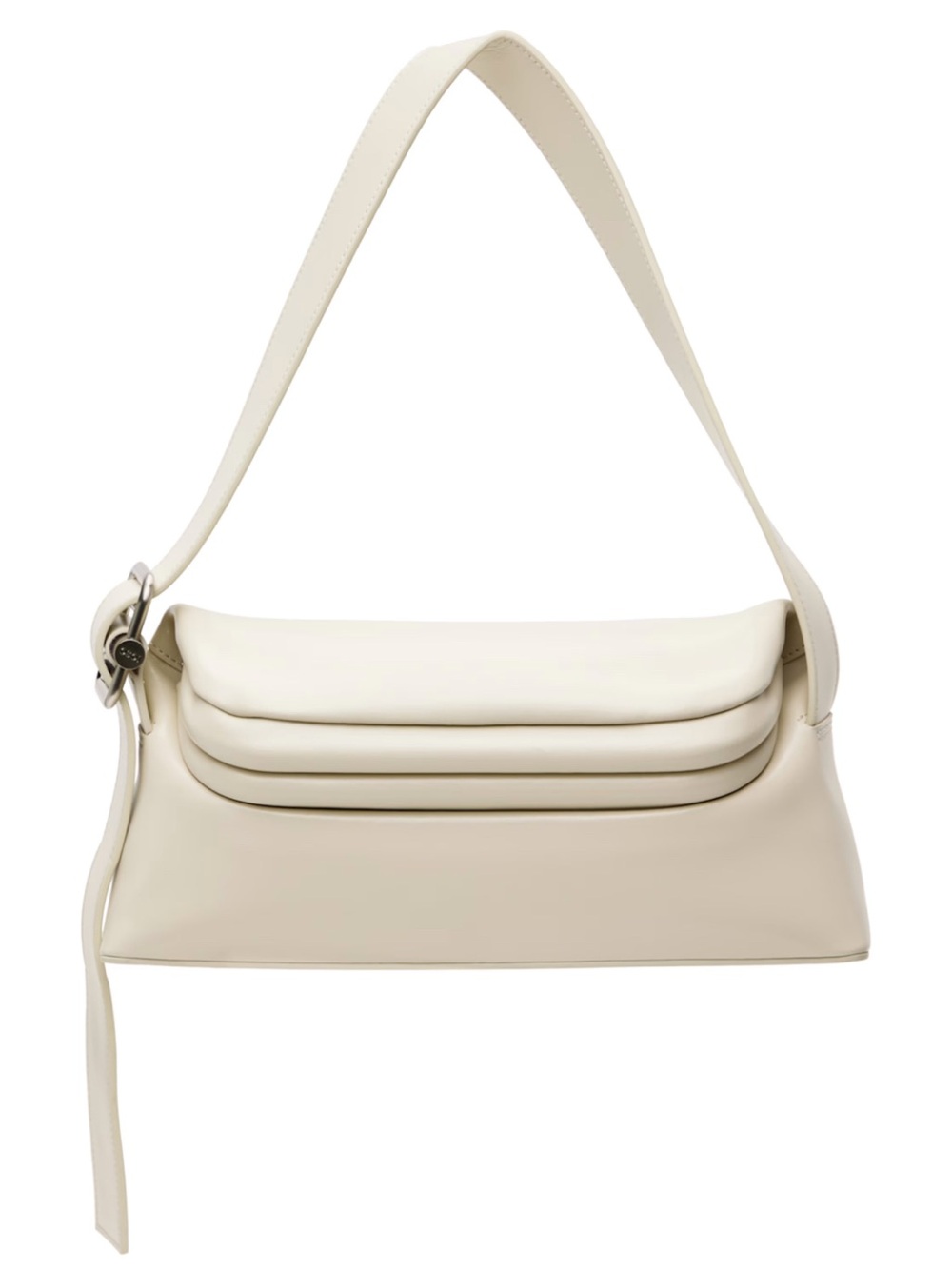 OSOI Leather Folder Brot Bag in Cream